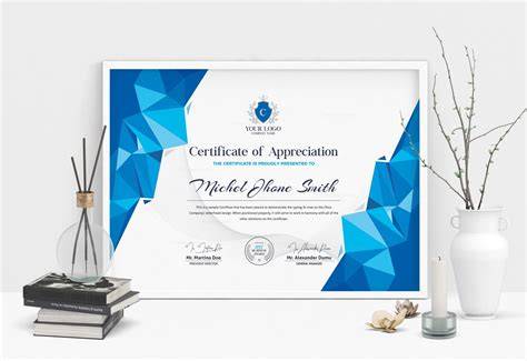 Modern Certificate Sample - Graphic Prime | Graphic Design Templates