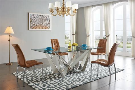 Modern Dining Room Glass Table Sets