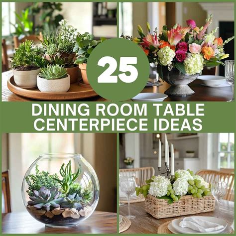 Modern dining room table centerpiece ideas