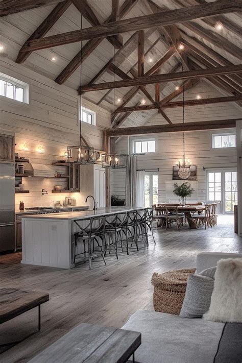 Modern Farmhouse Barndominium Design
