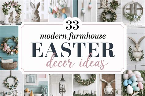 Modern Farmhouse Easter Decor