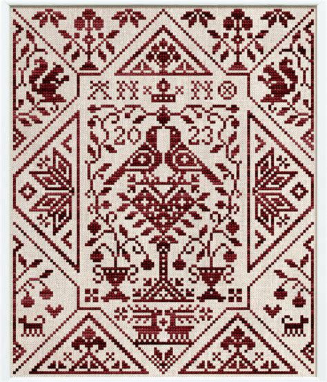 Modern Folk Embroidery 2023 SAL Pattern Community