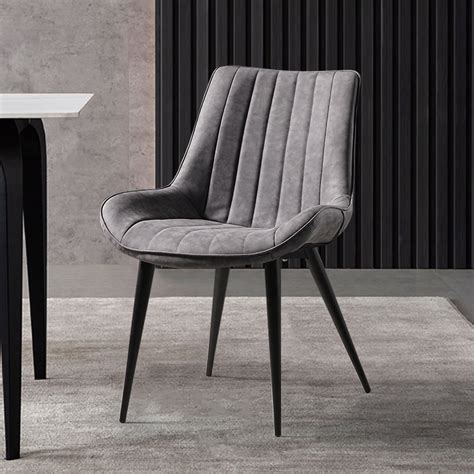 Modern Gray Dining Room Chairs