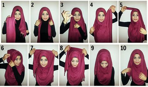 Modern Hijab Style Step By Step Without Cap