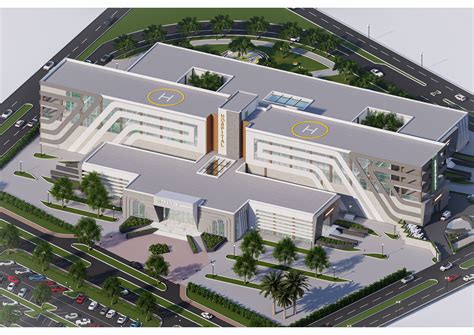 Modern Hospital Design Concept Architecture