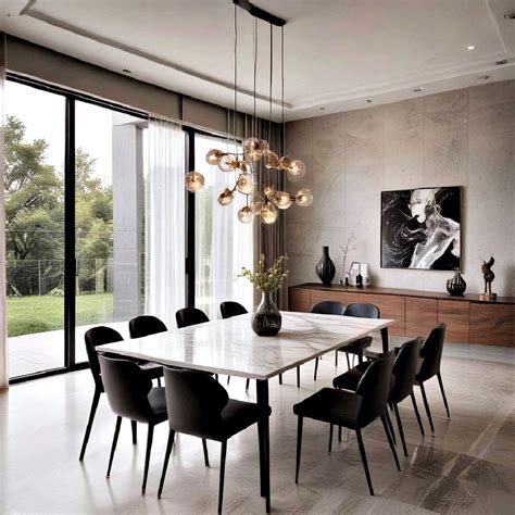 Modern Minimalist Dining Room
