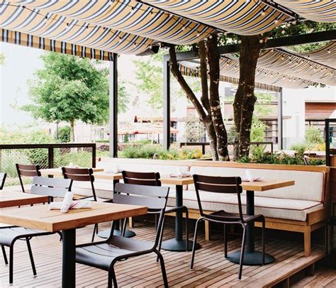 Modern Outdoor Cafe Seating