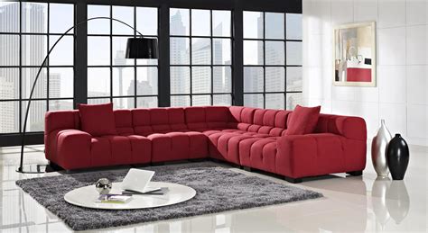 Modern Red Couch