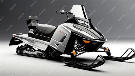 Modern Snowmobile