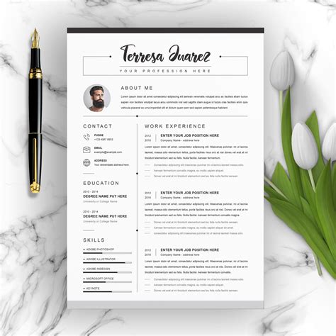 Modern Style Resume Design 2020