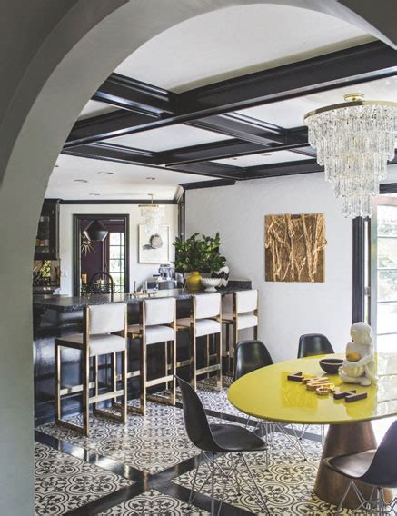 Modern Tile Dining Room Table