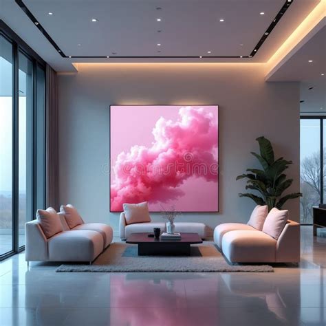 Modern style on pink sofas Architecture Interior Design