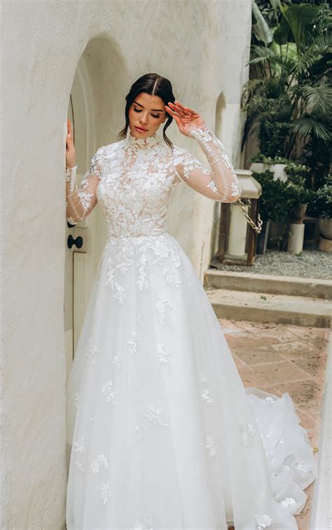 Modest Long Sleeve Wedding Dresses