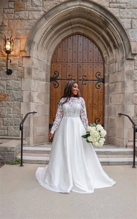 Modest Wedding Dresses with Sleeves