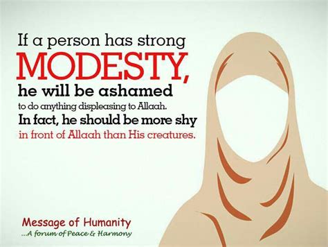 Modesty In Islam Quotes