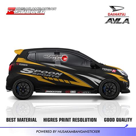 Modif Cutting Sticker Ayla