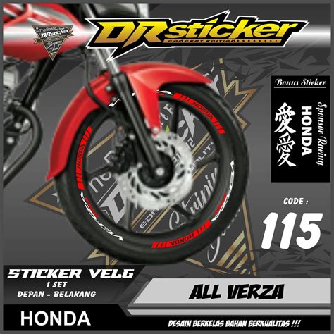 Modif Motor Verza Cutting Sticker