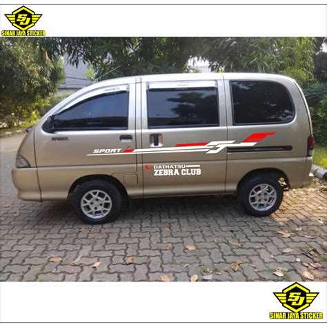 Modif Stiker Mobil Zebra