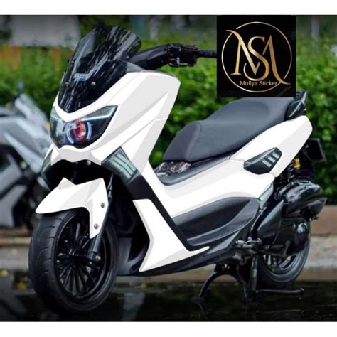 Modif Stiker Nmax Putih