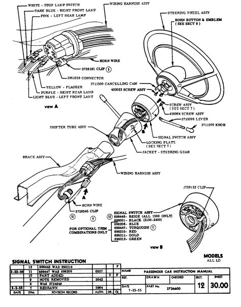 Modifications and Customizations Wiring Diagram Considerations GM Tilt Steering Column