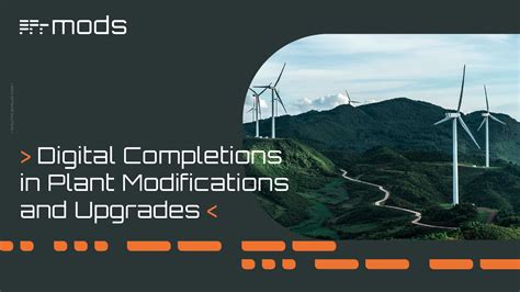 Modifications and Upgrades Guidance