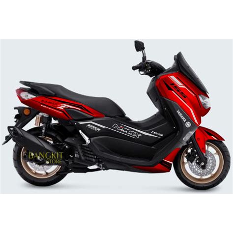 Modifikasi Cutting Sticker Nmax Merah