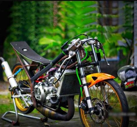 Modifikasi Motor Ninja R Drag