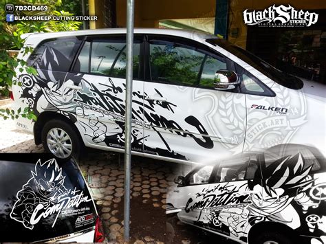 Modifikasi Stiker Mobil Innova