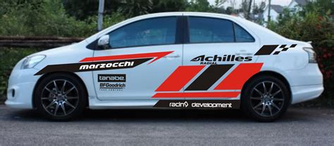 Modifikasi Stiker Mobil Sedan