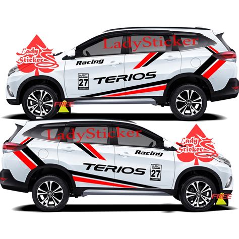 Modifikasi Stiker Mobil Terios