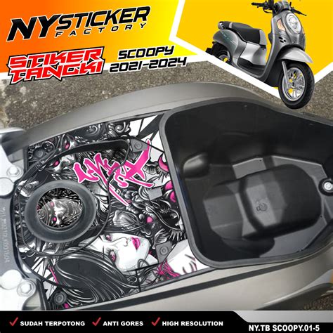 Modifikasi Stiker Motor Scoopy