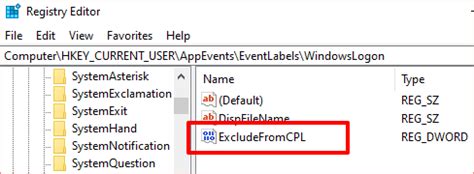 Modify Startup Sound Registry Files