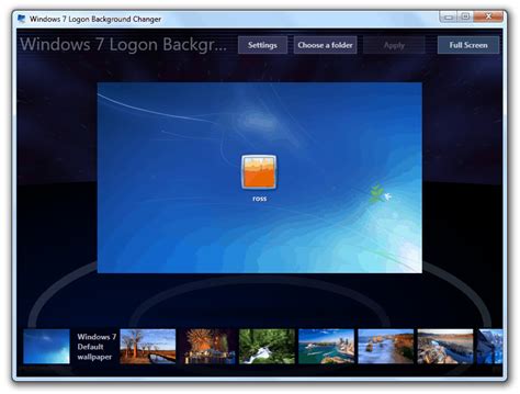 Modify a Value To Change The Windows 7 Login Screen Background