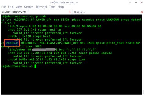 Modify the MAC Address in Linux