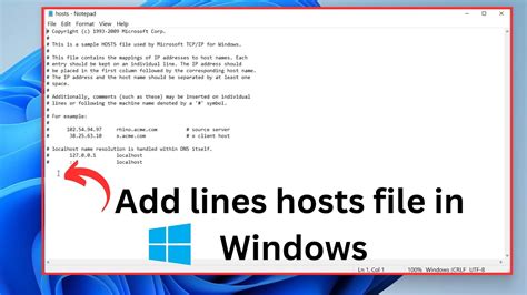 Modifying Hosts File