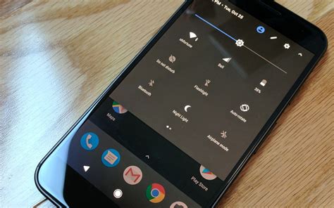 Modo noturno do Android Nougat