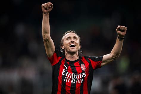 Luka Modric in AC Milan Kit Concept