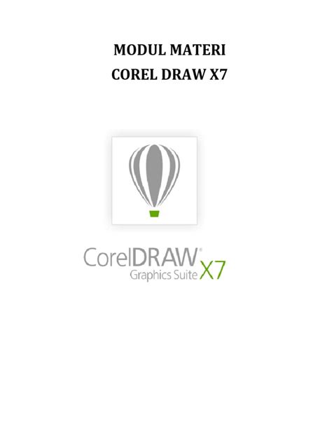 Modul Corel Draw X7 Lengkap
