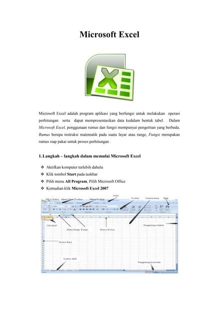 Modul Microsoft Excel 2007 Lengkap Download