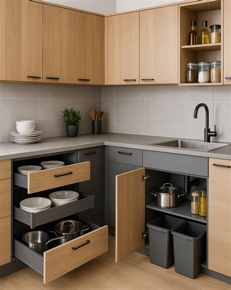 Maximise Storage Space in Your Modular Kitchen | Design Cafe