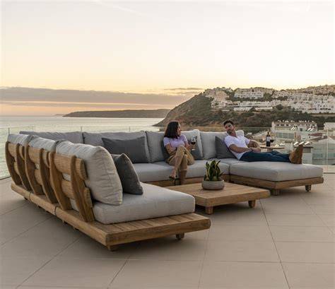Black Majeston Modular Outdoor Furniture Lounge