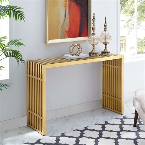 Modway Gridiron Console Table