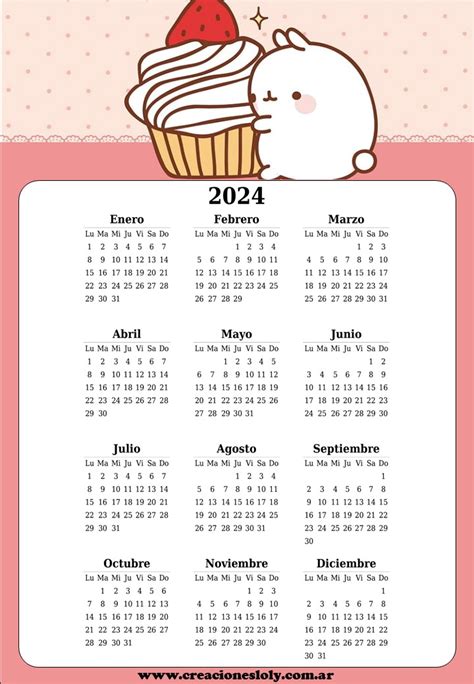 Molang 2024 Calendar