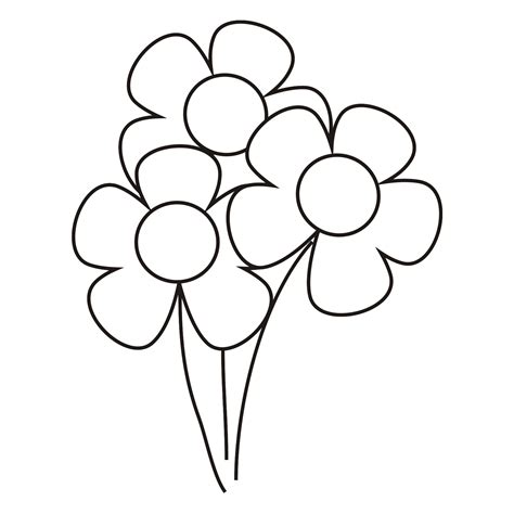 Molde Flor Para Colorear Moldes de flores para colorear | Dibujos de flores, Dibujos, Como dibujar  animales faciles