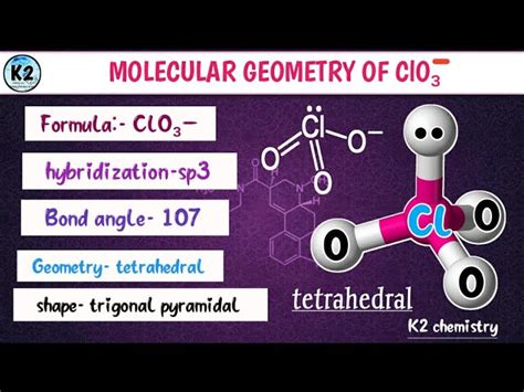 Molecular Geometry of ClO3-