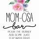 Mom Osa Bar Sign Printable Free