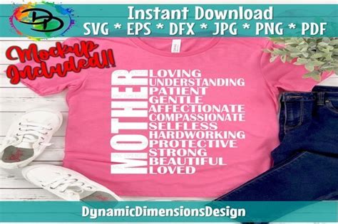Download Mom Adjective Cut Files