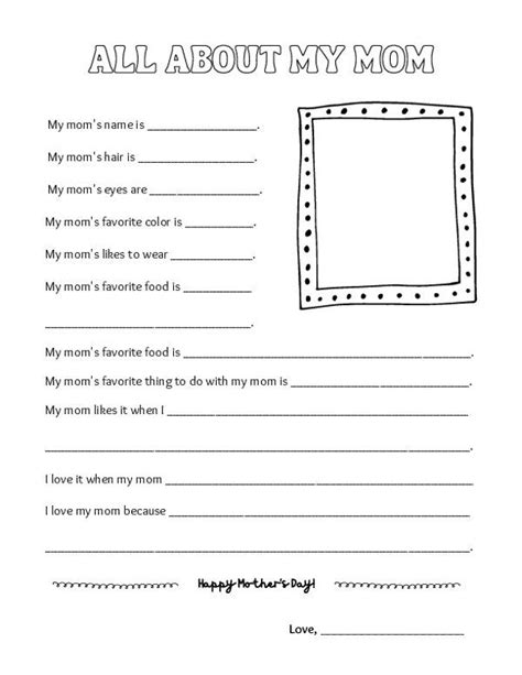 Download Mom Adjective Printable