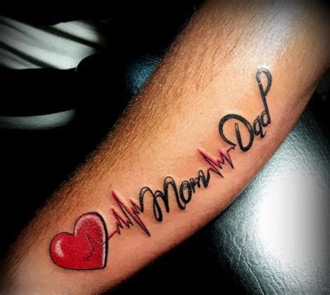 Mom Dad Tattoo Designs on Hand4 TheBlogRill
