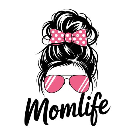 Download Mom Bun Files Free PSD Mockups